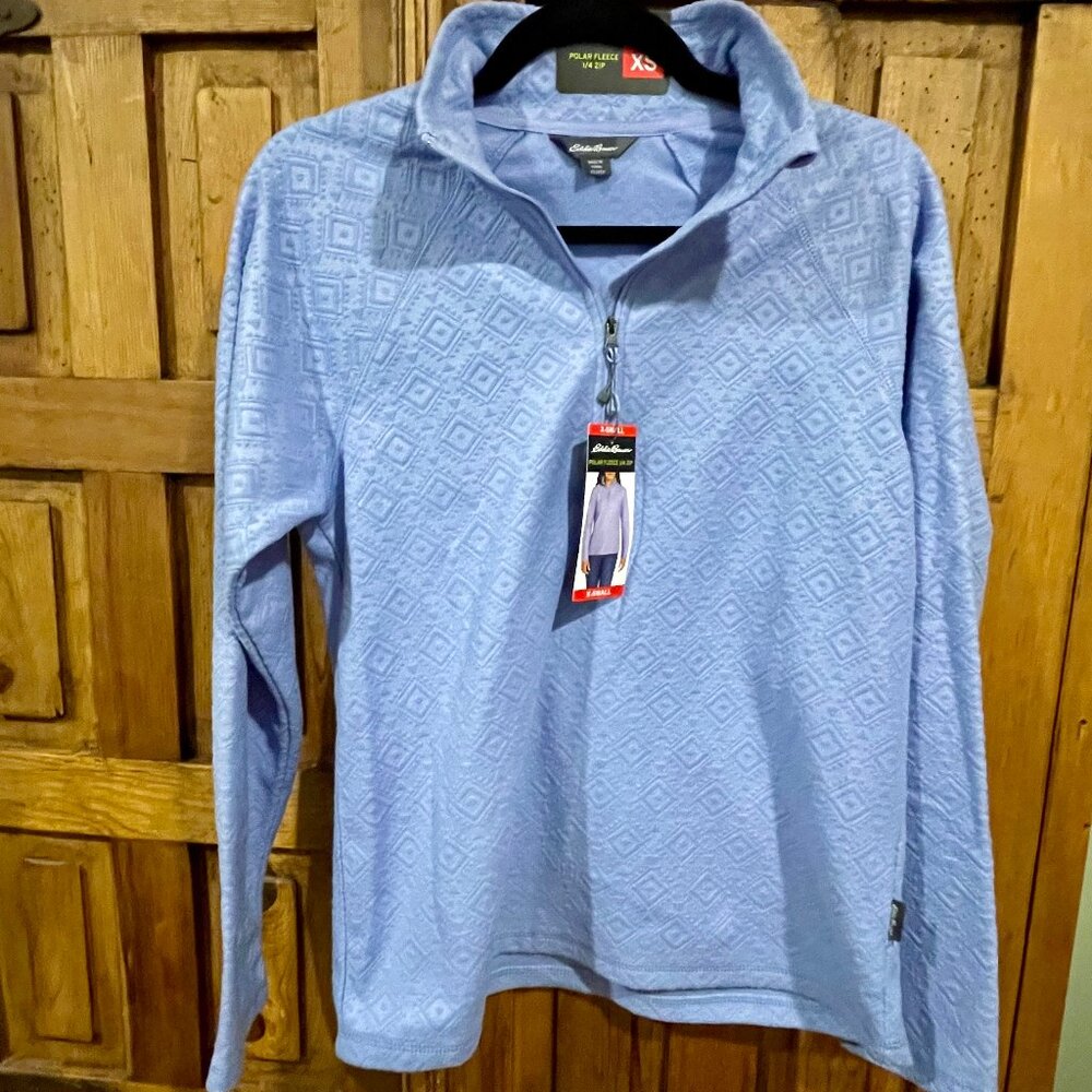 Eddie Bauer1/4 Zip Polar Fleece NWT Women's XS